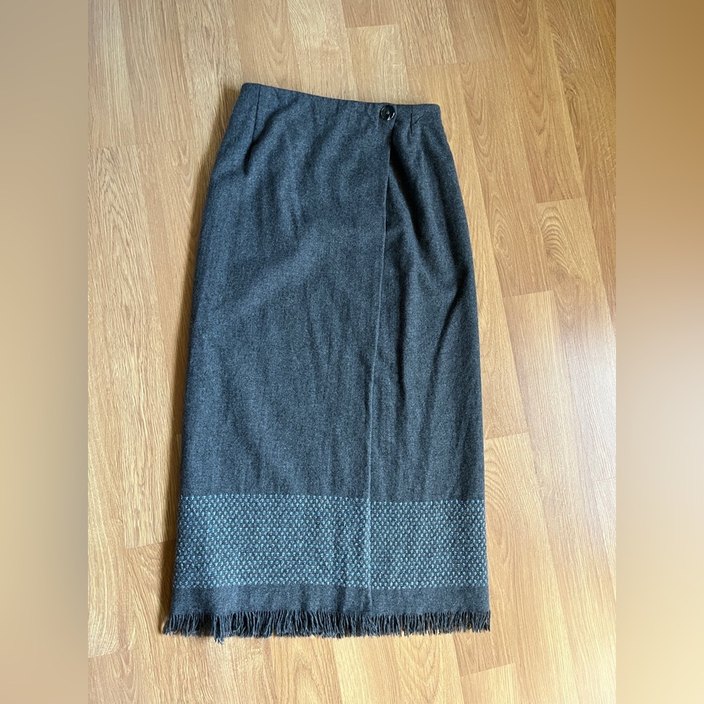 Maxi Wool Skirt M